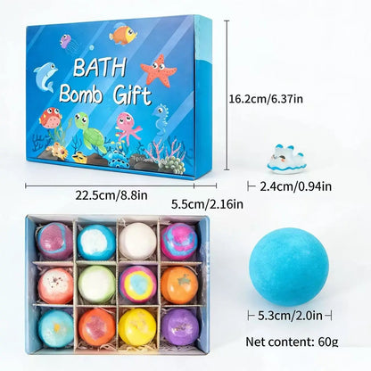 🔥2026 New Upgrade - 🛁 Natural Bath Bombs for Kids with Mega Bubbles & Surprise Inside 🥚✨