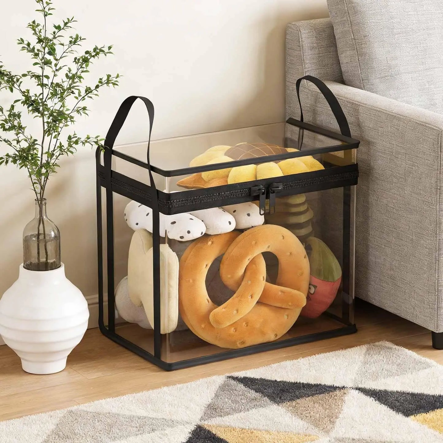 🧺Large Clear Storage Box✨ Keep Your Home Organized
