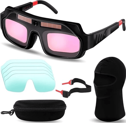 🎁Solar Auto-Darkening Welding Goggles🎁 – Eye Protection with Smart Light Control