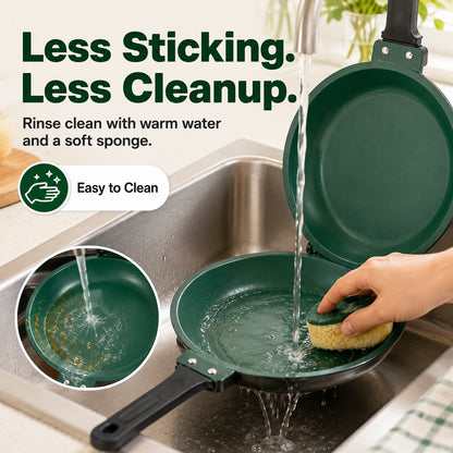 Double-Sided Nonstick Frying Pan