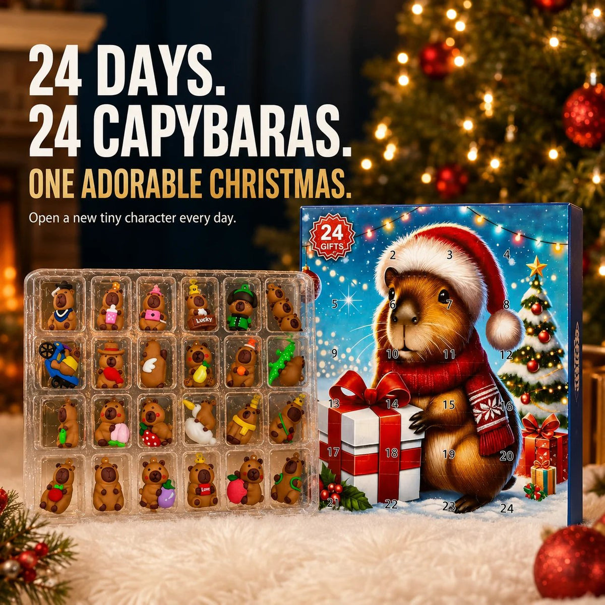 Advent calendar for capybara 2026