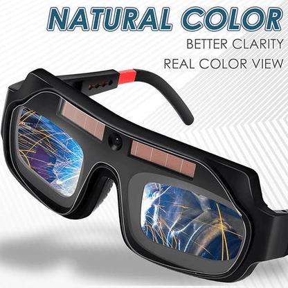 🎁Solar Auto-Darkening Welding Goggles🎁 – Eye Protection with Smart Light Control