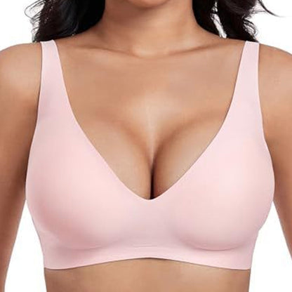 Buy 2 Free Shipping💜💜Jelly Wireless Womens Comfortable Wireless Bras Push Up Bralettes Seamless Tshirts Bras Deep V Everyday Bras