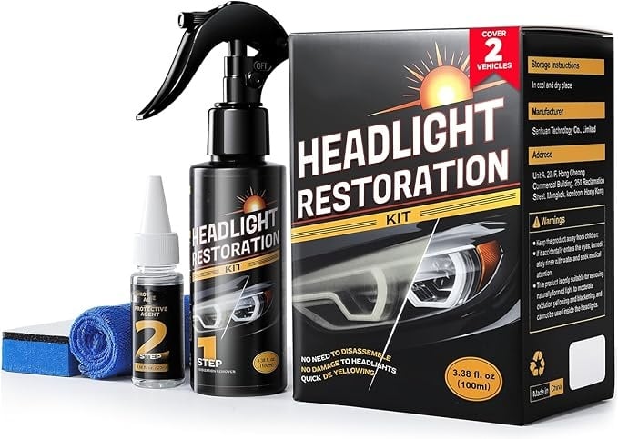 🔥Last Day 49% OFF - Car Headlight Restoration Kit