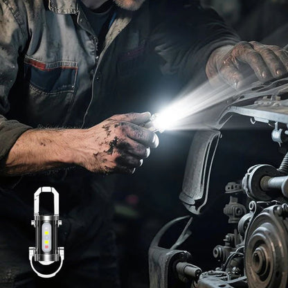 Portable Rechargeable Bright Keychain Flashlight