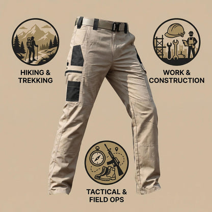 Ahlet™ Indestructible Tactical Pants - Ripstop & Water-Resistant Work Cargoes