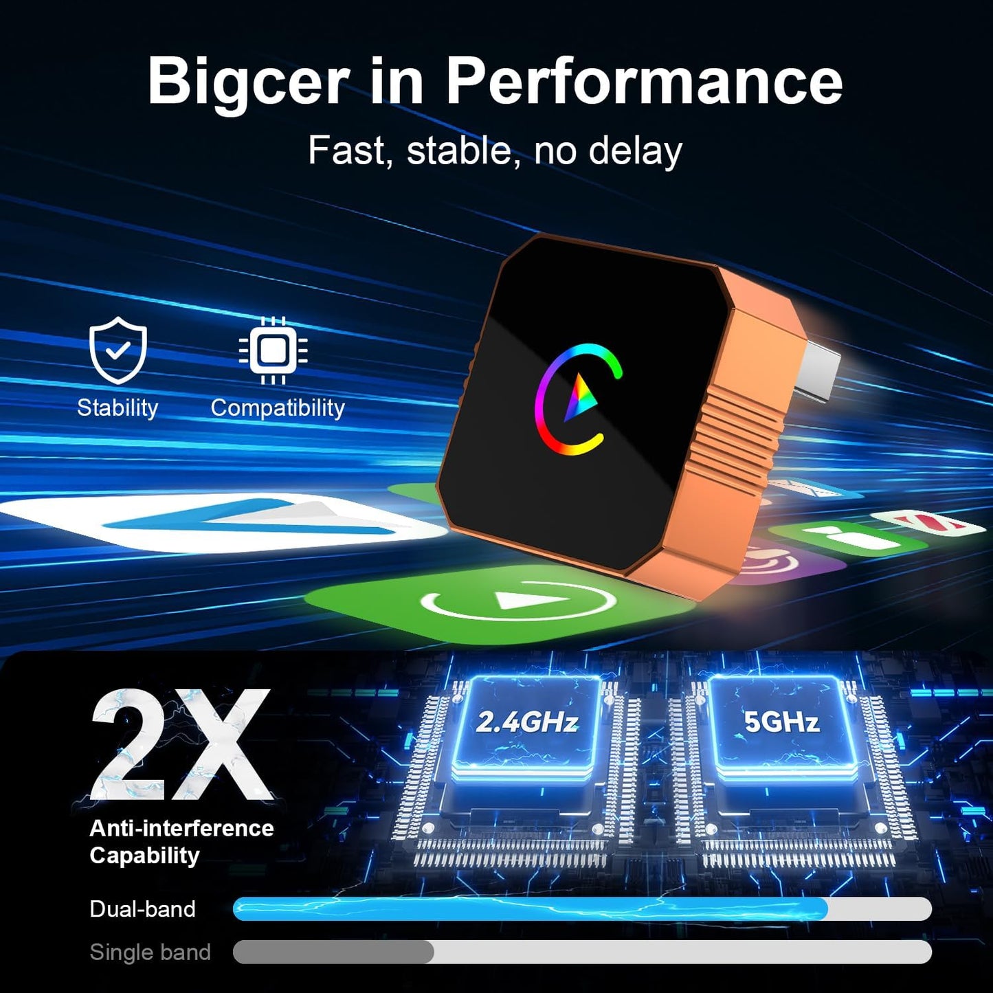 🚗 Wireless CarPlay & Android Auto Adapter – Drive Smarter, Safer & Wire-Free! 📱✨