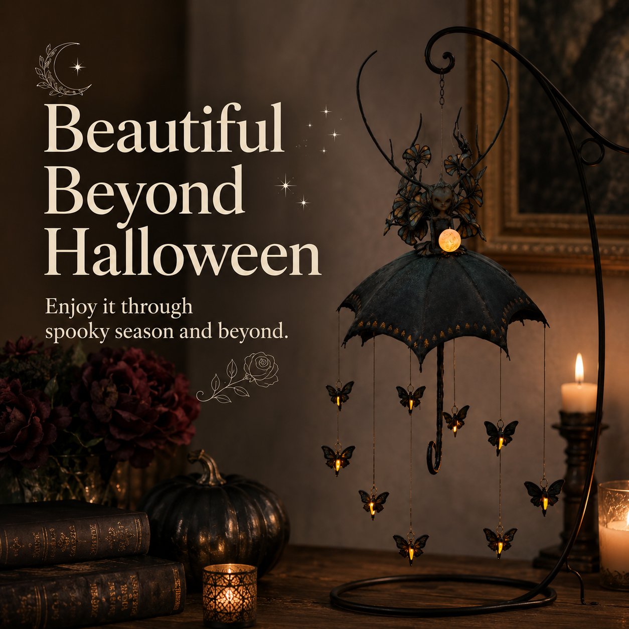 Gothic Fairy Umbrella Hanging Mobile