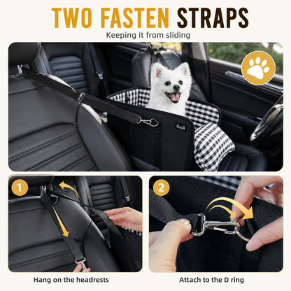 🐾 50% OFF Center Console Pet Booster Seat – Cozy Travel Seat for Small Dogs & Cats 🚗