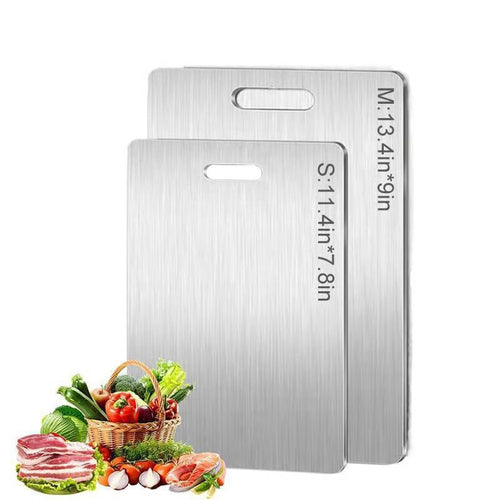Stainless Steel Double Sided Chopping Board