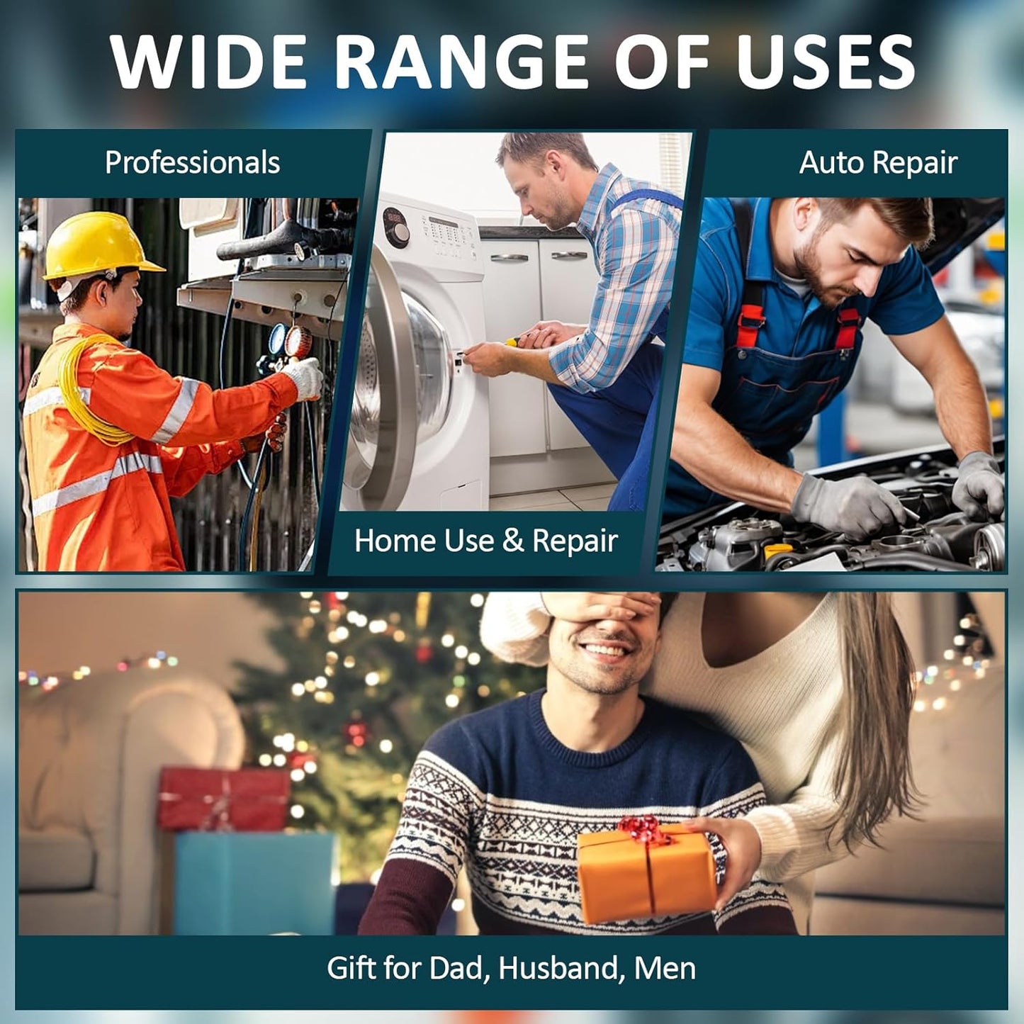 16 in 1 Wire Stripper Twister for Cutting and Pulling Wires,Cable Scissors,Voltage Tester Pliers, 12V to 250V Live,Null,Hot Wire Judgment AC DC, Audible and Flashing LED Alarms