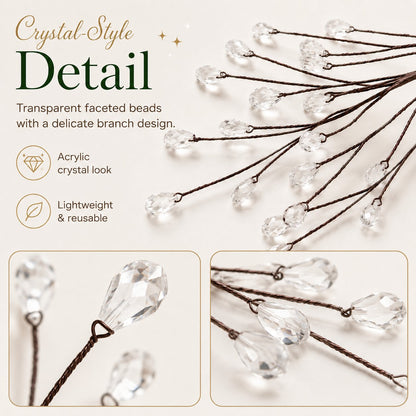 Crystal Beaded Christmas Tree Garland