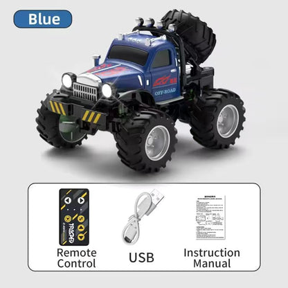 🎁Last Day Promotion 49% OFF-1:64 Mini JJRC Alloy Big Foot Off - Road Short Card RC Car