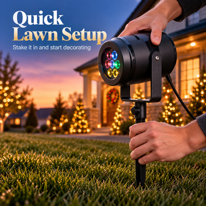 🎅 Turn Any Room Into a Christmas Wonderland – Holiday Projection Night Light