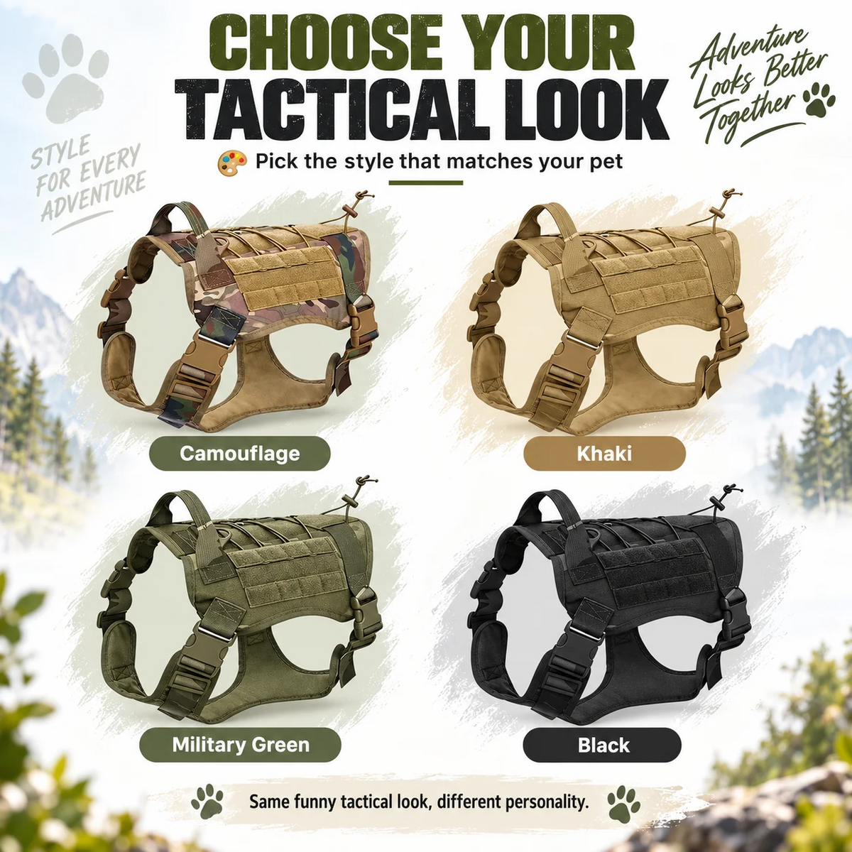 🔥 50% OFF🪖Pet Tactical Soldier Uniform – Military Style Dog Costume