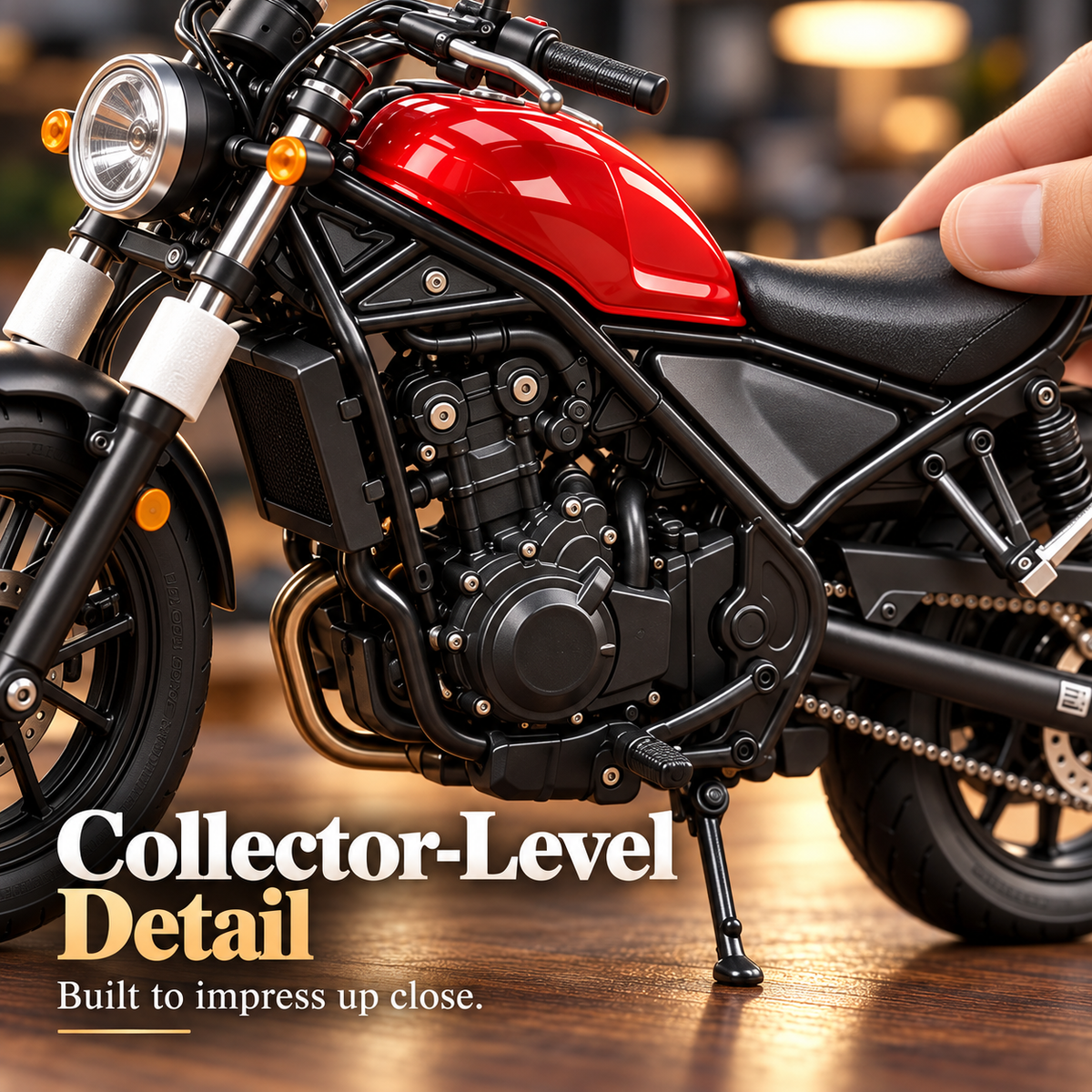 Vintage Motorcycle Collectible Model