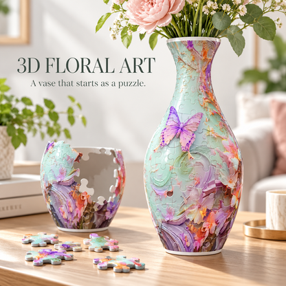 Stunning 3D puzzle vase