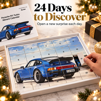 🎄 Porsche 911 Turbo Advent Calendar – 24 Days of Surprises