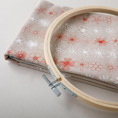 ⚡Hot Sales 49% OFF - 🎨🧵Red, White & Bloom Embroidery Kit