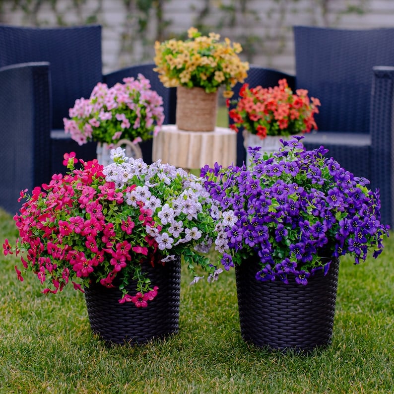💐🌺UV Resistant Fade-Free Colourful Artificial Flower