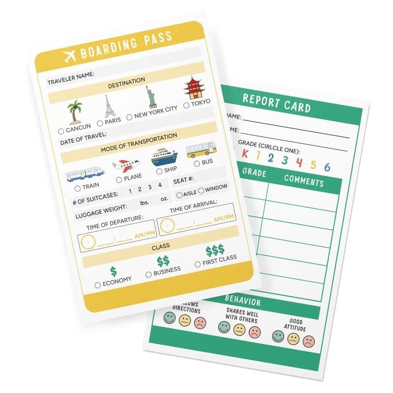 🔥Last Day 49% OFF - 🥳 Pretend Play Notepads | 2-Pack | 40 Pages Each ✨