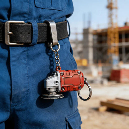 🛠️2-in-1 Makita-Inspired Mini Grinder Keychain: On-the-Go Smoothing Tool + Tool Enthusiast Collectible