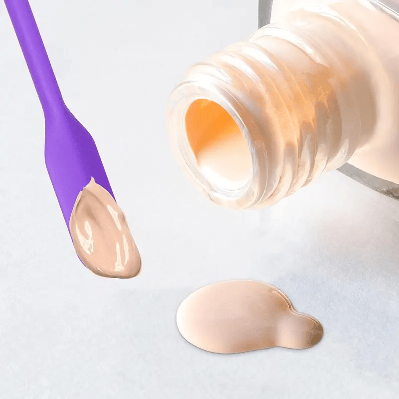 3PCS Silicone Makeup Spatula Mini Cosmetic Scoop