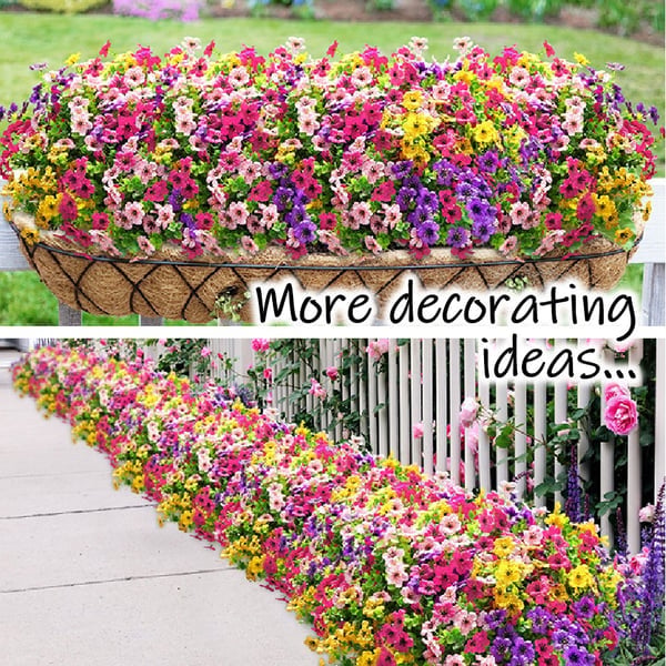 💐🌺UV Resistant Fade-Free Colourful Artificial Flower