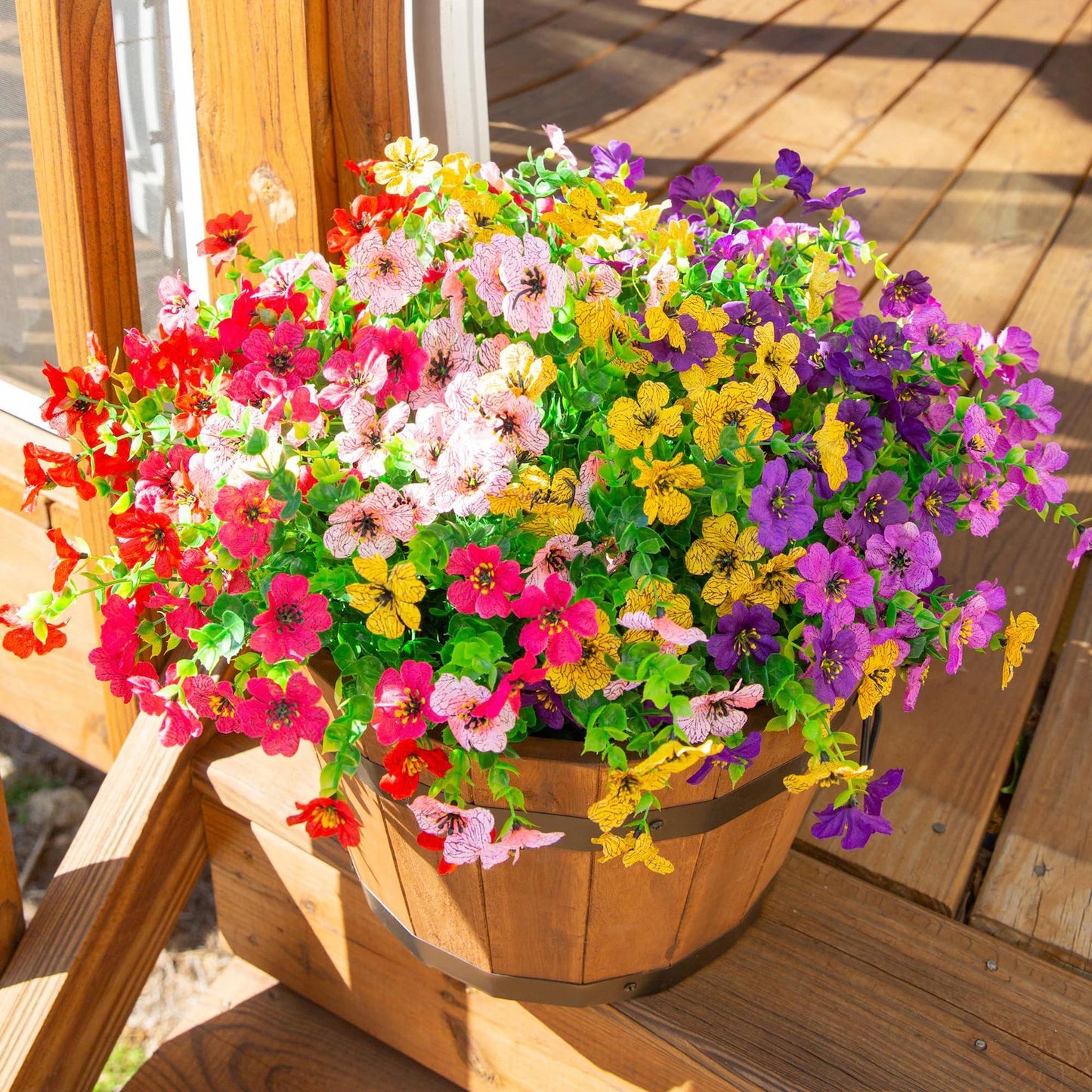 💐🌺UV Resistant Fade-Free Colourful Artificial Flower