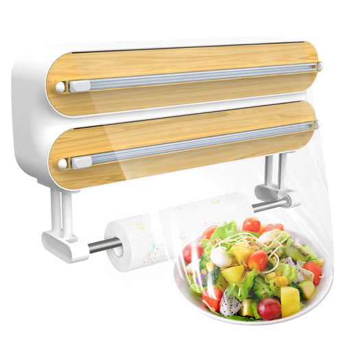 Free Shipping✨ End Kitchen Wrap Frustration in Seconds — No More Tangled Rolls or Messy Drawers!