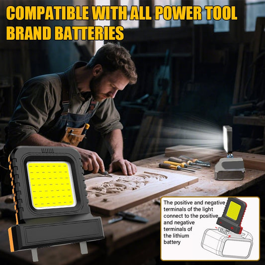 🔥Last Day-49%OFF - High brightness floodlight - for all power tool batteries