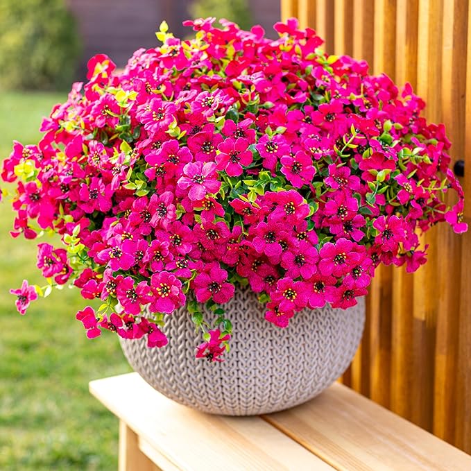 💐🌺UV Resistant Fade-Free Colourful Artificial Flower