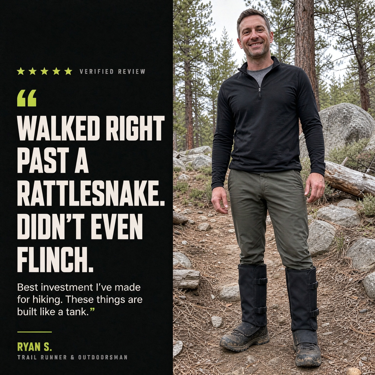 Tactical Snake Bite Protection for Hunting & Outdoor 🥾