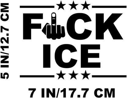 F*ck Ice Vinyl Decal Stickers for Cars Laptop Skateboard Wall Decor UV Resistant