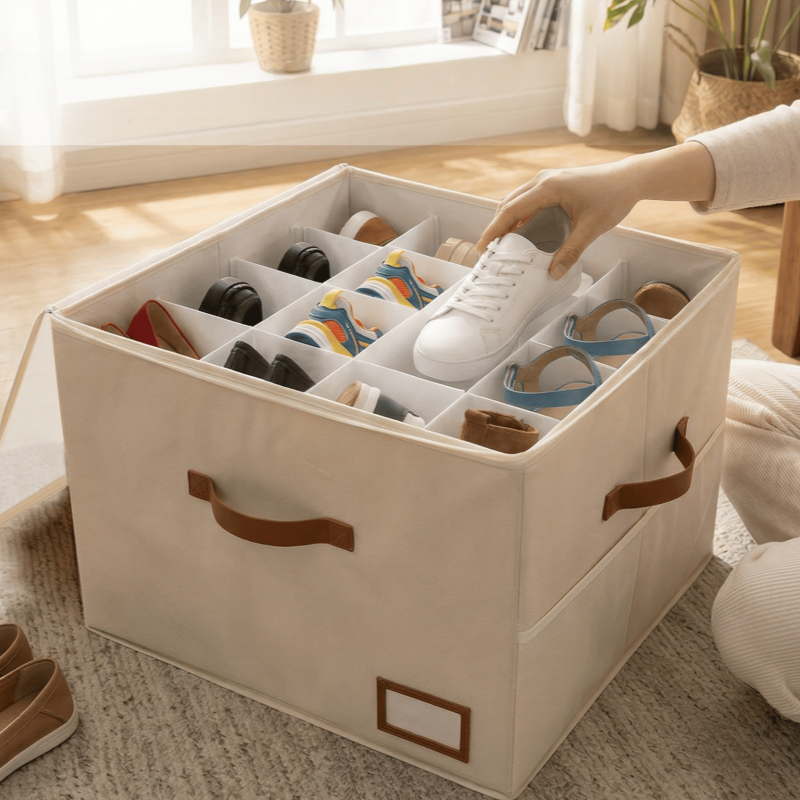 Your Closet Isn’t Messy — It’s Just Missing This Simple Storage Hack 👟✨