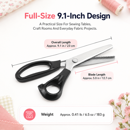 Stainless Steel Lace Serrated Shears