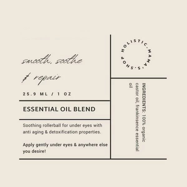 Rollerball -10 ml castor oil & frankincense