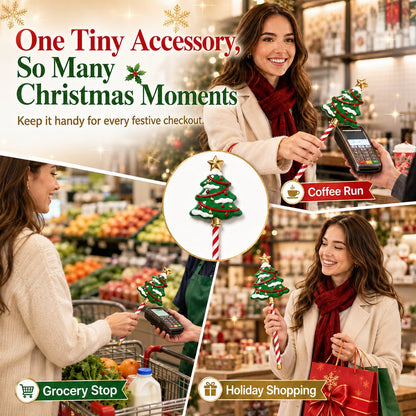 Christmas Tree Credit Card Holder Wand