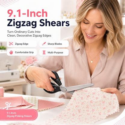 Stainless Steel Lace Serrated Shears