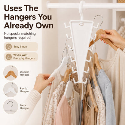 Multi-Layer Closet Hanger Organizer