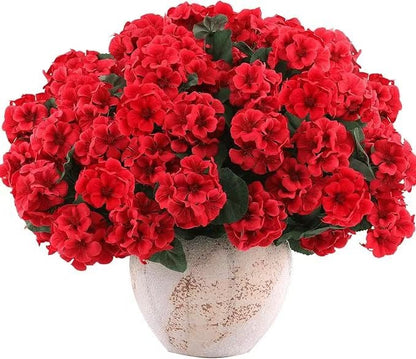 🔥Last Day 49% OFF--💐 UV Resistant Lifelike Artificial Geranium Flowers 💖