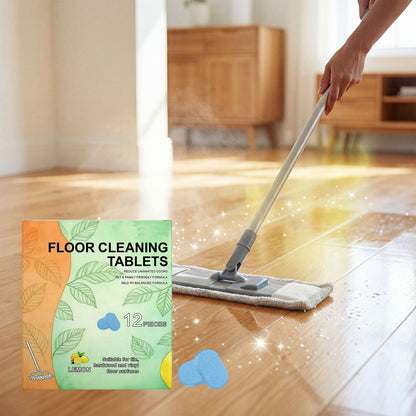 Floor Cleaning Tablets - Safe for Wood Tile Marble Quick Dry No Residue