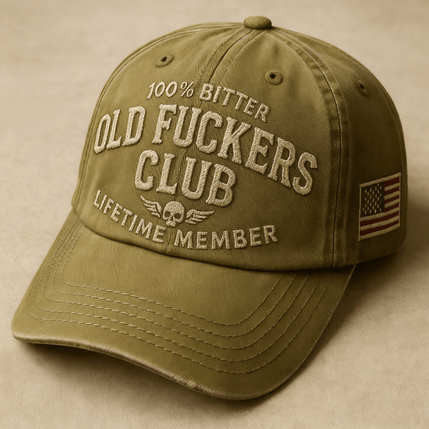 🔥 BUY 2 GET 1 FREE🧢 Own Your Attitude! Vintage 'Old F*ckers Club' Hat 😎🔥 Perfect Gag Gift with Bold Style! 🎁