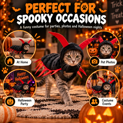 Halloween Cat And Centipede Costume