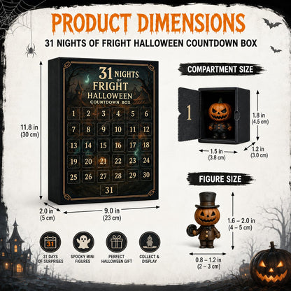 31 Nights of Fright Halloween Countdown Box