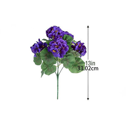 🔥Last Day 49% OFF--💐 UV Resistant Lifelike Artificial Geranium Flowers 💖