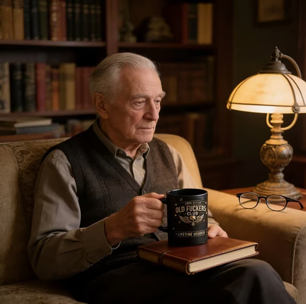 🏆Flash Sale 49% OFF - ❤️☕ OLD FUCKERS CLUB Mug - 100% Bitter, Always Real. Lifetime Member. 😎💀