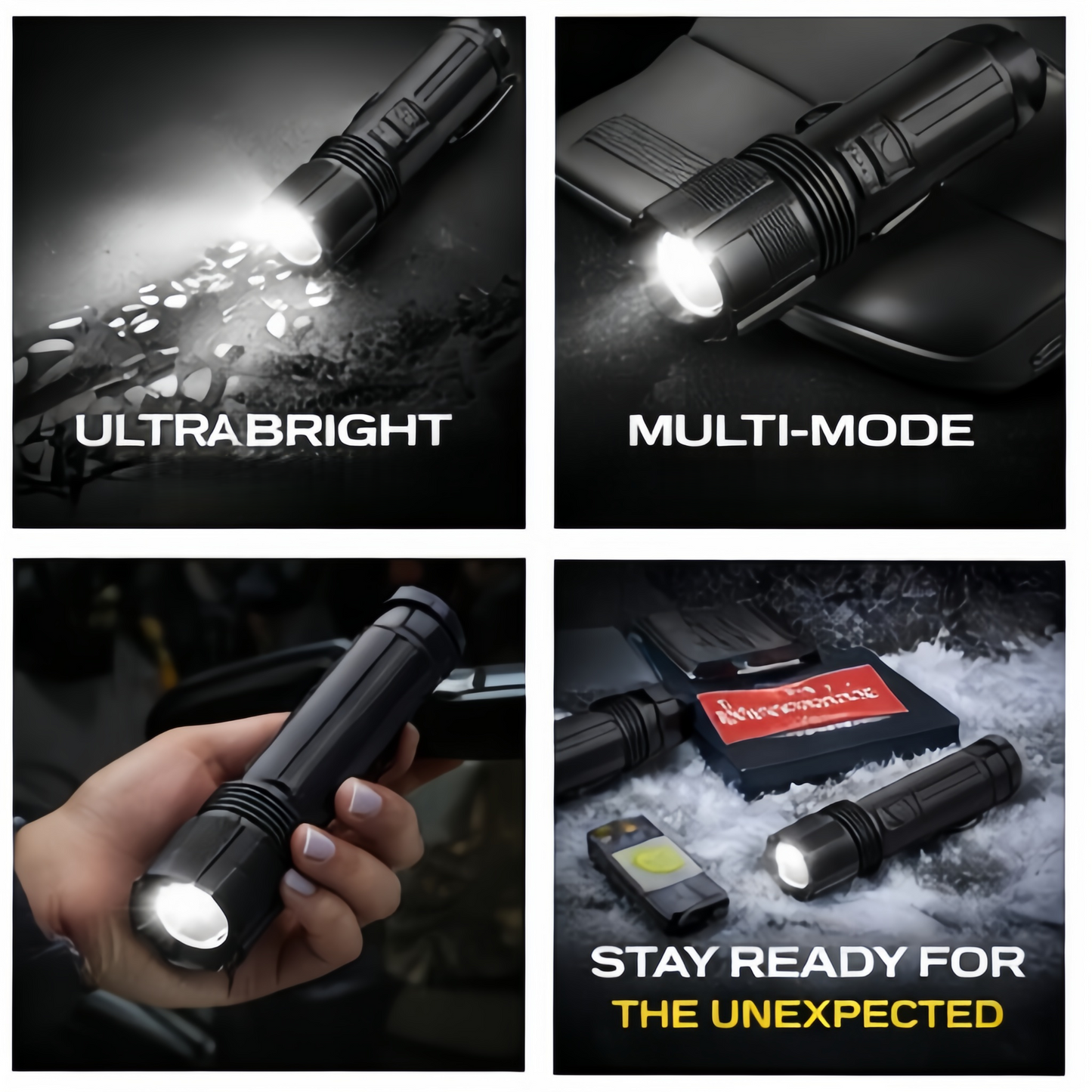 TITANFORCE™ Tactical Emergency Flashlight