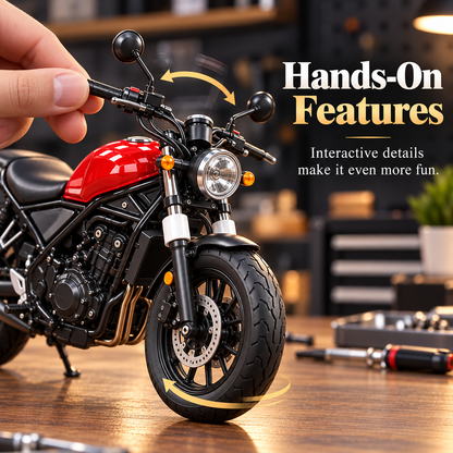 Vintage Motorcycle Collectible Model