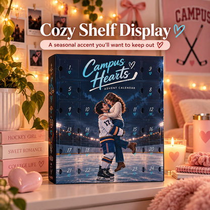 💗 50% OFF Campus Hearts Advent Calendar – 24 Days of Hockey Romance Surprises 🏒
